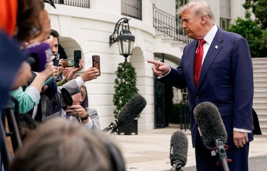 President Says Wildfire Smoke Has Affected Several U.S. States Trump Raises Concerns in Conversation With Prime Minister Carney